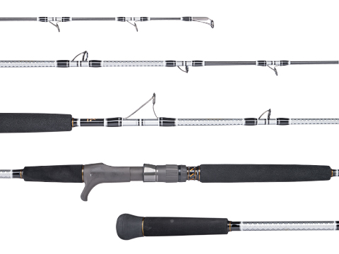 100 Fathom x Infinity Structure Custom Three Kings Solid Fishing Rod by Jigging Master (Model: 5'3 Heavy)