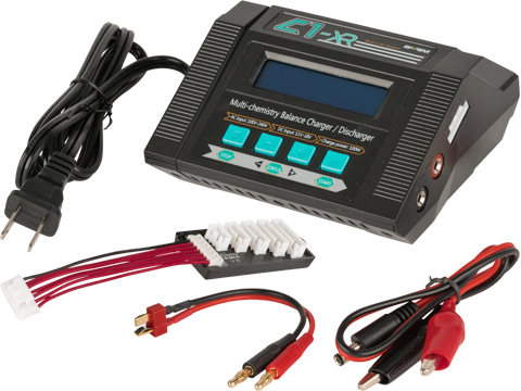 EV Peak C1-XR Multi Function Smart Charger for LiPo LiIon LiFe NiMh Nicd Batteries with LCD Readout