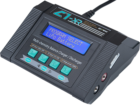 EV Peak C1-XR Multi Function Smart Charger for LiPo LiIon LiFe NiMh Nicd Batteries with LCD Readout