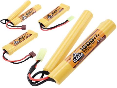 6mmProShop High Output NiMh Small Type Battery (Model: 9.6v 1600mAh Brick / Tamiya)