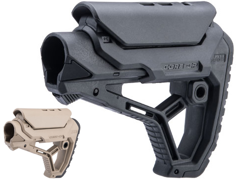 FAB Defense GL-CORE CP Combat Stock with GCCP Cheek Rest (Color: Black)