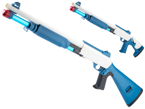 Foam Blaster Shell Ejection M4 XM1014 Foam Dart 1:1 Scale Shotgun (Mode: Collapsible Stock)