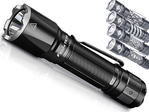 Fenix TK16 V2.0 LED Flashlight Tactical Flashlight (Color: Evike Exclusive - Grunge Skulls)