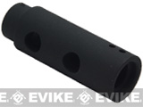 APS / Matrix Mini Y Comp Type Metal Flashhider for Airsoft AEG (Thread: 14mm Negative)