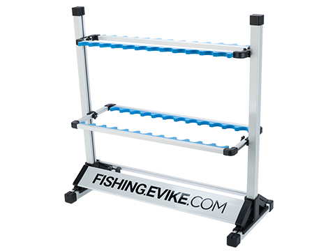 Promo Retail Display Grade 24 Fishing Pole Rack Rod Holder 