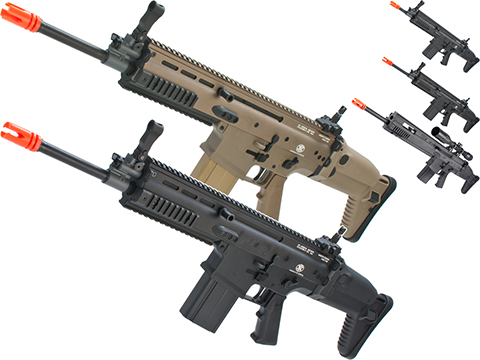 Cybergun FN Herstal Licensed Full Metal SCAR Heavy Airsoft AEG Rifle by VFC (Model: CQC / Dark Earth)