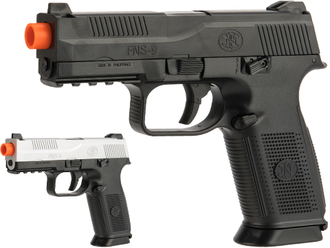 FN Herstal FNS-9 Airsoft Spring Pistol by CyberGun (Color: Two-Tone / Gun Only)