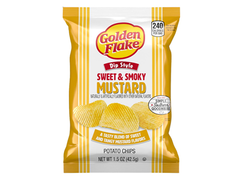 Golden Flake Sweet & Smoky Mustard Potato Chips