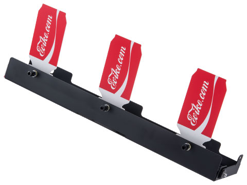 Evike.com ePopper Triple-4 Falling Popper Plate Rack System for Airsoft Training (Color: Red)