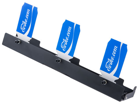 Evike.com ePopper Triple-4 Falling Popper Plate Rack System for Airsoft Training (Color: Blue)