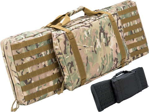 Matrix Tactical 38 Padded Double Duty Single Rifle Bag w/ Pistol Carrying Pouch (Color: Multicam)