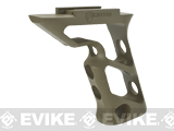 PTS Fortis Shift CNC Machined Billet Aluminum Short Vertical Picatinny Mounted Grip (Color: Dark Earth)