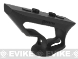 PTS Fortis Shift CNC Machined Billet Aluminum Short Angled KeyMod Grip (Color: Black)