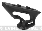 PTS Fortis Shift CNC Short Angled KeyMod Grip (Color: Black)