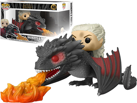 Funko POP! Rides - Game of Thrones Daenerys On Fiery Drogon Vinyl Figure