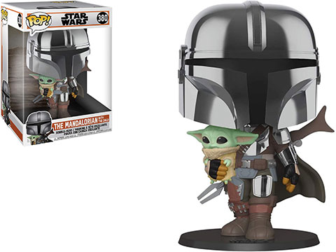 Funko POP! Star Wars: The Mandalorian 10 Figure (Figure: The Mandalorian w/ The Child)