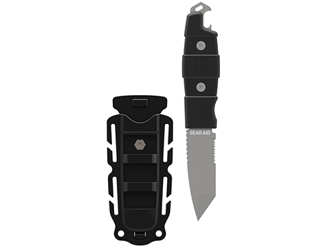 Gear Aid Kotu Tanto Fixed Blade Survival Knife w/ Sheath (Color: Black)