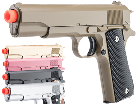 Galaxy Heavy Weight M1911 Spring Powered Airsoft Pistol 