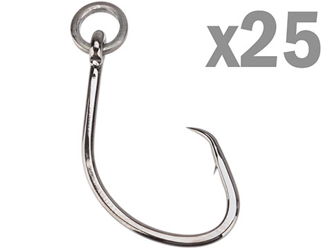 Gamakatsu Nautilus Circle Fishing Hook w/ Solid Ring (Size: 4/0 / 25 Pack)