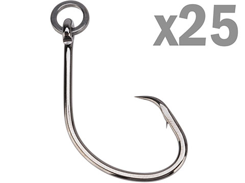 Gamakatsu Nautilus Circle Fishing Hook w/ Solid Ring (Size: 6/0 / 25 Pack)