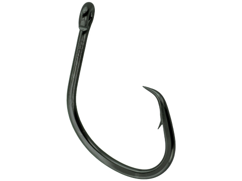 Gamakatsu Nautilus Circle Hook Needle Point Offset with Ringed Eye (Size: 4/0 / 6 Per Pack)