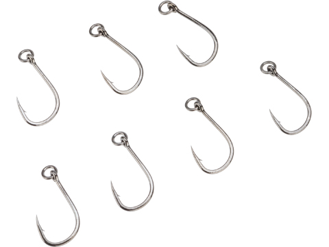 Gamakatsu Live Bait Light Wire Fishing Hook w/ Solid Ring (Size: 4 / 7 Pack)