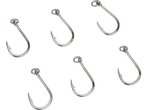 Gamakatsu Live Bait Light Wire Fishing Hook w/ Solid Ring (Size: 2 / 6 Pack)