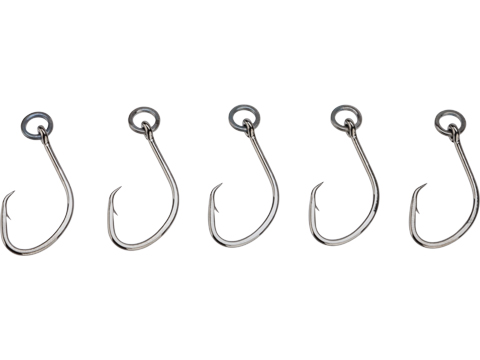 Gamakatsu Nautilus Circle Fishing Hook w/ Solid Ring (Size: 1/0 / 5 Pack)