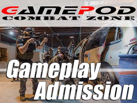 Gamepod Combat Zone Field Admission Pass (Ticket: Saturday Daytime)