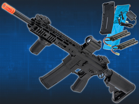 Specna Arms / Rock River Arms Licensed EDGE Series M4 AEG (Model: M4 Carbine Keymod / Black / Go Airsoft Package)