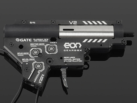 GATE EON Complete 8mm Version 2 Gearbox W/ TITAN II Bluetooth MOSFET (Model: Front Wired / 450 FPS)