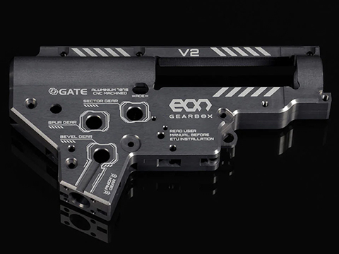 GATE CNC EON Rev.2 Version 2 Airsoft AEG Gearbox Shell (Color: Silver)
