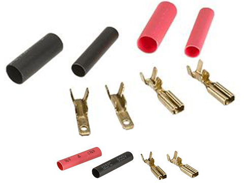 GATE Airsoft Flat Terminal Connector Set (Type: Male & Female)