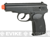 Gun Heaven CO2 Powered Russian PM Non-Blowback Airsoft Pistol - Black