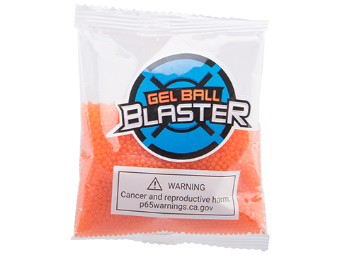 Gel Ball Blaster Replacement Water Gel Bullets for Water Bead Grenades and other Gel Ball Blasters (Color: Orange / 10,000)
