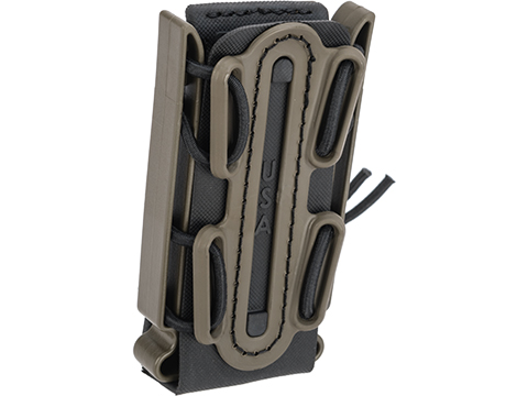 G-Code Soft Shell Scorpion Tall Pistol Magazine Carrier with P1 Molle Clip (Color: Green Frame / Black Shell)