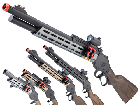 Golden Eagle x Alpha Tactical Products AT87 Tri-Shot Gas Powered Lever Action Shotgun 