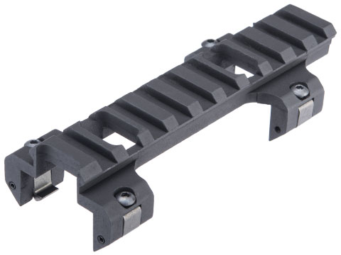 G&G Magnesium Low Profile Long Rail Claw Mount for MP5 & G3 Sub Machine Guns / Rifles