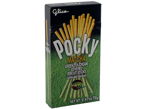 Glico Pocky Flavored Biscuit Stick (Model: Matcha Green Tea)