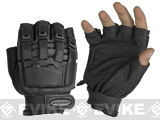 Matrix Half Finger Tactical Gloves (Color: Black / XS-S)