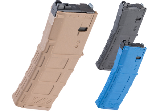 Guns Modify 35 Round Magazine for M4 MWS Gas Blowback Airsoft Rifles (Color: Blue)