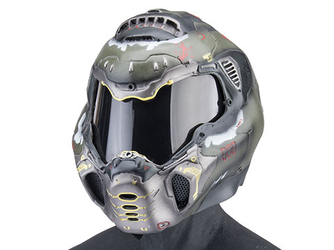 Evike.com Custom Fiberglass Rip And Tear Helmet