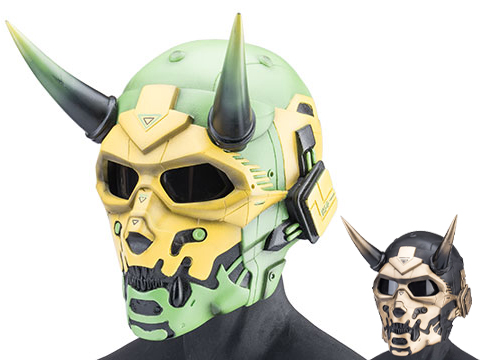 Evike.com Custom Fiberglass Cyber Oni Helmet 