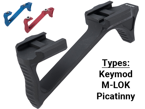 UTG� CNC Aluminum Ultra Slim Angled Foregrip (Model: Picatinny / Matte Black)