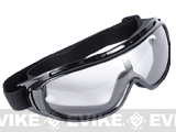 Edge Tactical Anti-Fog UV-400 Polycarbonate Lens Goggle (Color: Clear Lens)