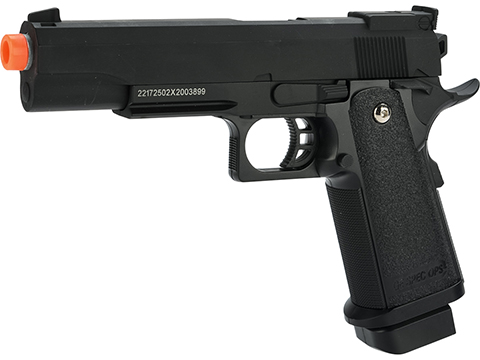 Golden Eagle 3002T Hi-Capa Style Spring Powered Airsoft Pistols (Color: Black)