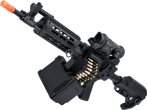 Matrix Golden Eagle AR LMG Airsoft AEG Light Machine Gun (Length: 12.5 / Black)