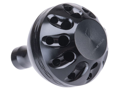 Gomexus Round Power Knob for Spinning Reel (Color: Black / 32mm)