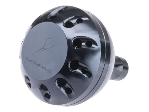 Gomexus Round Big Power Knob for Spinning Reel (Color: Black / 45mm)