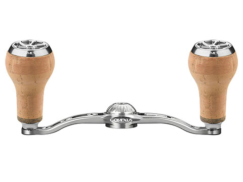 Gomexus Reel Handle w/ Cork Knobs for Baitcasting Reel (Color: White / 8x5mm / 100mm)